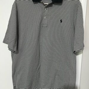 Polo by Ralph Lauren Black and White Striped Shirt